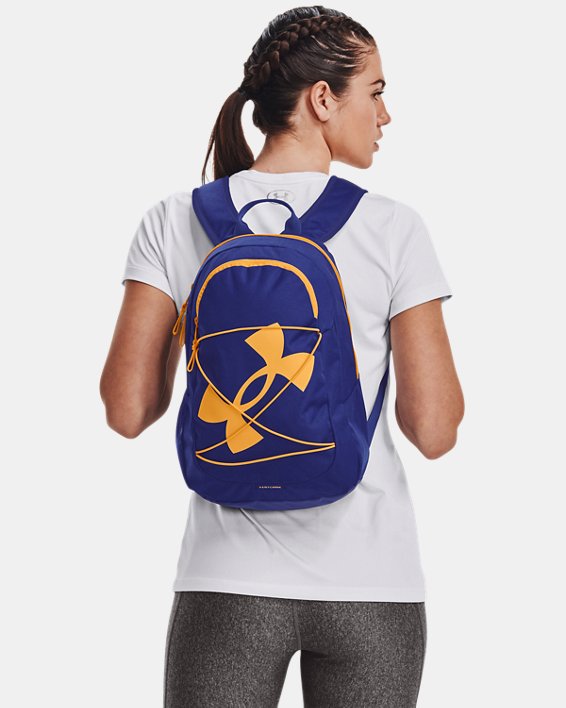 UA Hustle Play Backpack, Blue, pdpMainDesktop image number 4